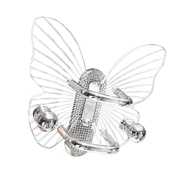 Luxurious Acrylic Comb Holder with Rhinestones Ornament Storage Rack Suitable for Stylish Women and Salon Professionals