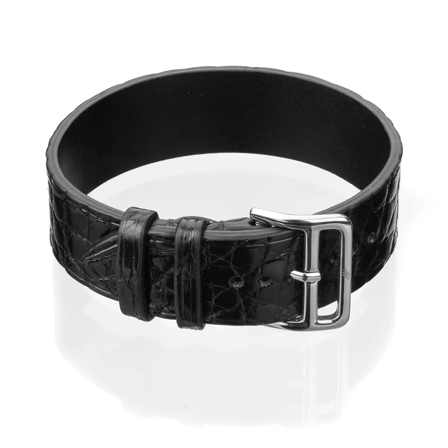 Luxurious Alligator Leather Bracelet – Handcrafted Accessory with
