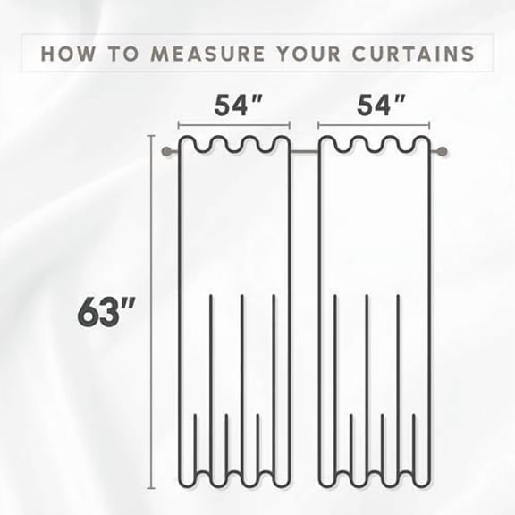 Luxurious Aurora Jacquard Look Curtain Panel Set with Attached Valance 54" X 63 inch (Set of 2), Sage