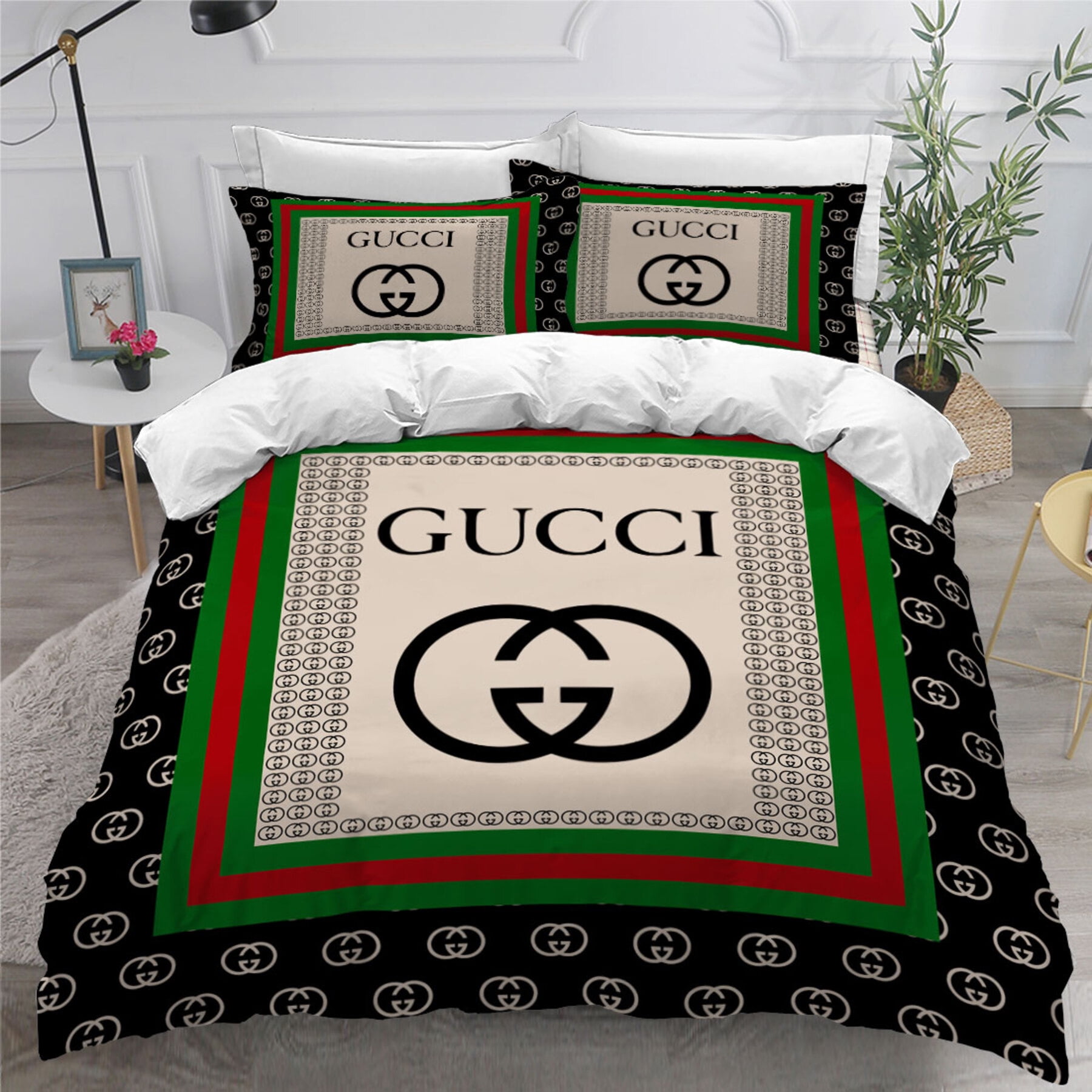 Bethune Crest Black Bedding Set main image 0