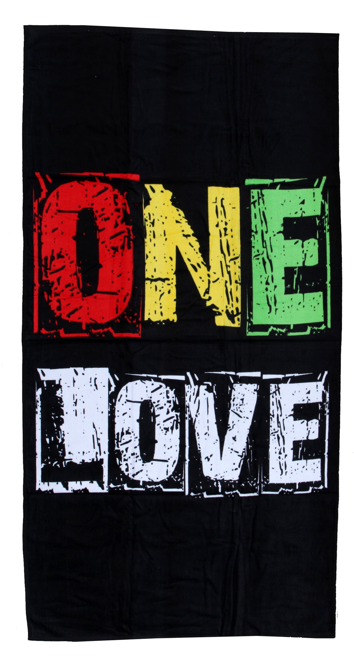 Luxurious - Bob Marley One Love Rastafari - 100% Cotton Velour Beach Towel – Soft, Absorbent, and Stylish!
