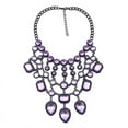 thumbnail image 1 of Luxurious Bohemian Crystal Statement Necklace - Multicolor, 1 of 21