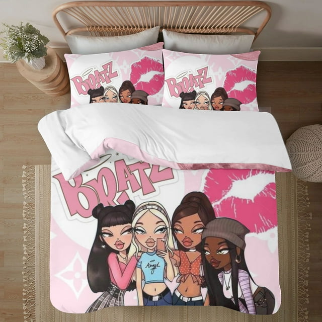 Luxurious Bratz Bedding Sets Delightful Four Seasons Three Piece Soft