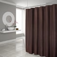thumbnail image 1 of Luxurious Brown Waffle Weave Shower Curtain, 1 of 5