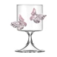 thumbnail image 1 of Luxurious Butterflies Stemmed Glasses Hand-Blown Glass Wine Tumblers for Romantic Dinners Multi-Purpose Champagne Flutes Elegant Table Decor for Special Occasions, 1 of 6