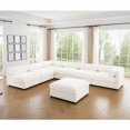 thumbnail image 1 of Luxurious Chenille 6-Piece Modular Sectional Sofa with Storage for Living Room, 1 of 10
