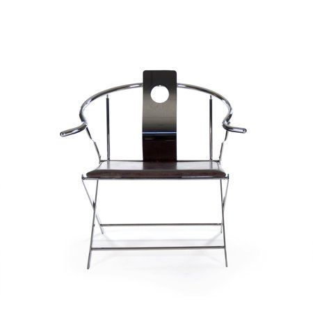 Luxurious Chocolate Leather Azure Arm Chair