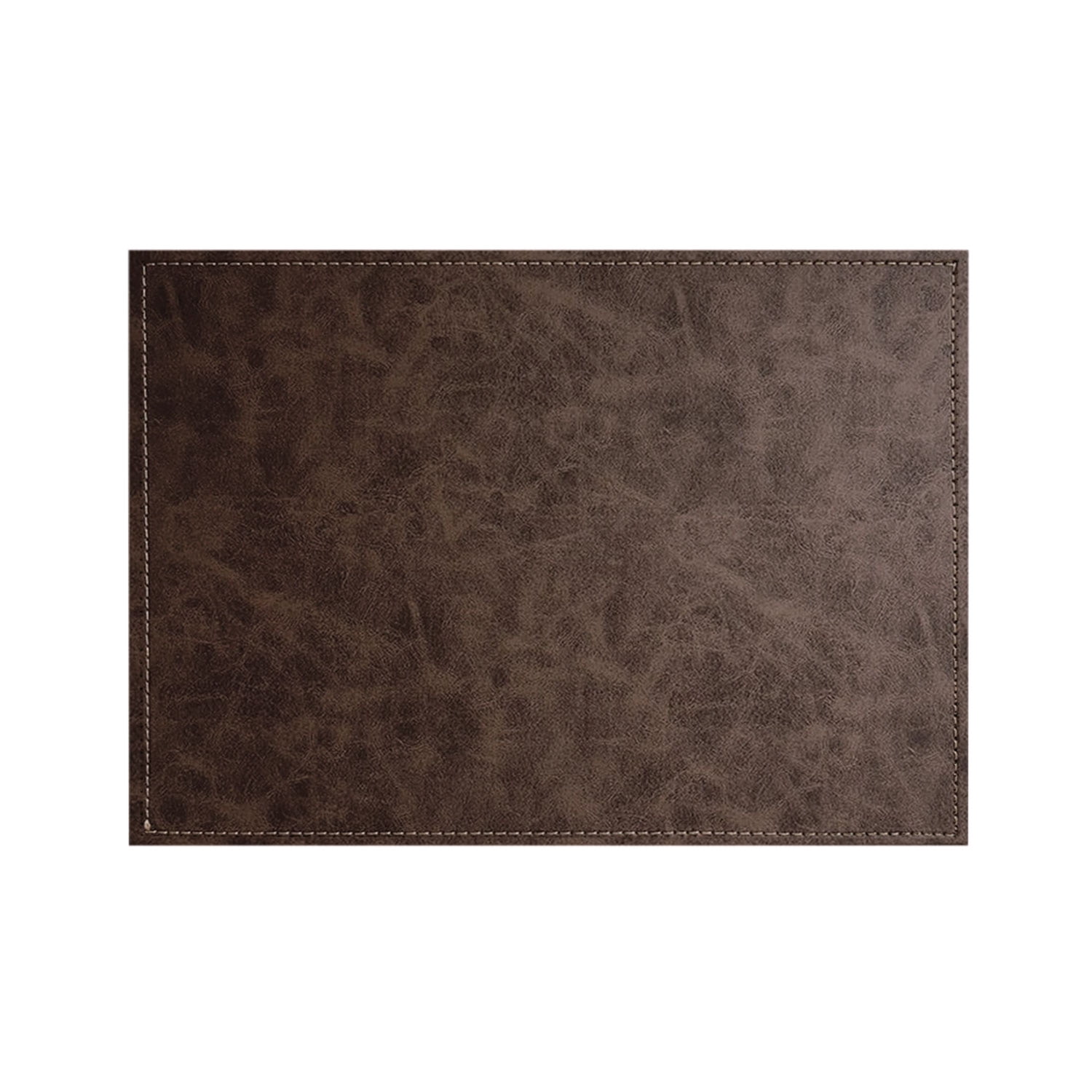 Luxurious Cloves Vegan Leather Placemats 4 Pack Look and Feel of Genuine Leather Infused with Copper