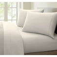 thumbnail image 1 of Luxurious Collection 1000 Thread Count 100% Cotton Bed Sheet Set (King, Ivory), 1 of 3
