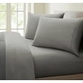 thumbnail image 1 of Luxurious Collection 1000 Thread Count 100% Cotton Bed Sheet Set (Twin, Gray), 1 of 3