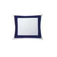 thumbnail image 1 of Luxurious Collections 400TC Cotton Sateen Border Frame Euro Sham 10" X 10" Navy Blue Border, 1 of 1