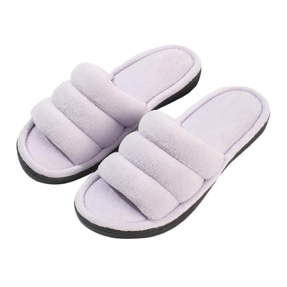 Luxurious Coral Fleece Slippers - Unique Cotton Filled Top, Soft and Warm Slip-On for Relaxing at Home