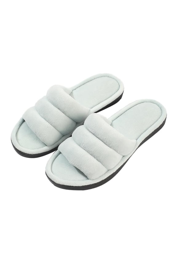 Luxurious Coral Fleece Slippers - Unique Cotton Filled Top, Soft and Warm Slip-On for Relaxing at Home