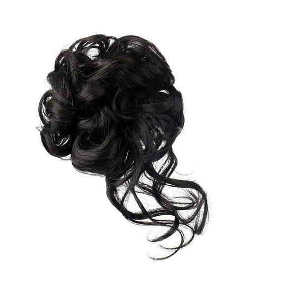 Luxurious Curly Hair Bun Clip In Attachment Claw Grip For Weddings Work Event Easy Hairstyle Upgrade