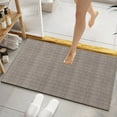thumbnail image 1 of Luxurious Diatomite Mud Bathroom Mat | Super Absorbent & Quick-Drying | Non-Slip Rubber Back | Modern Gray Shower Rug | 40X60Cm Floor Mat for Toilet & Bathroom, 1 of 7