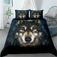Luxurious Digital Wolf Duvet Cover Set in Single Twin Double Queen King