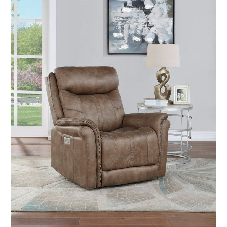 Faux suede recliner sale