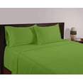 thumbnail image 1 of Luxurious Egyptian Cotton Sateen Weave 600-Thread Count 4-PCs Sheet Set Fits Easily Fit upto 15" Inch Deep Pockets Solid Pattern ( California King, Sage Green ), 1 of 9