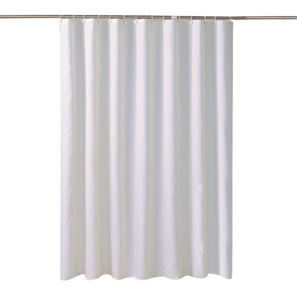 Luxurious Extra Wide Shower Curtain, Water Repellent Hotel-Quality Curtain With Heavy Duty Fabric, Durable Reinforced Header, Easy To Install And Machine Washable