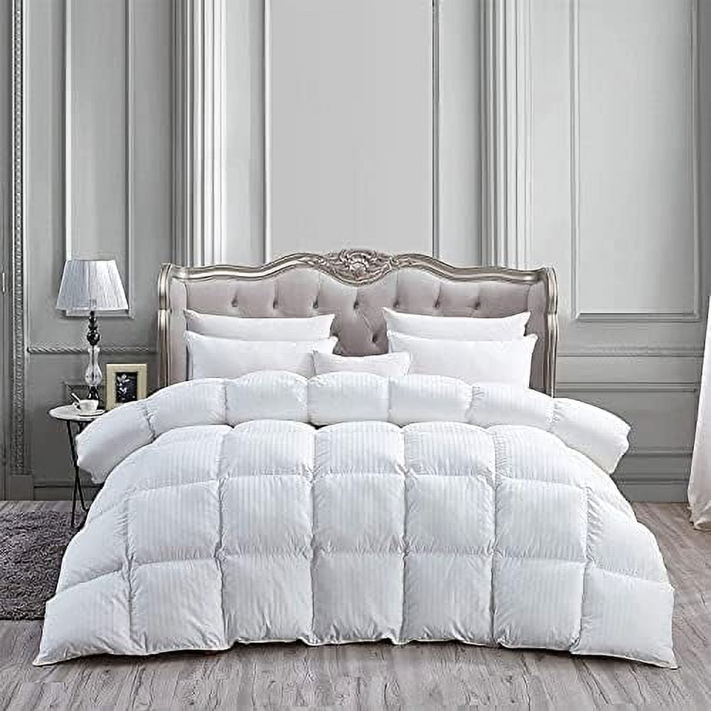 Luxurious Heavy King/California King Siberian Goose Down Comforter All
