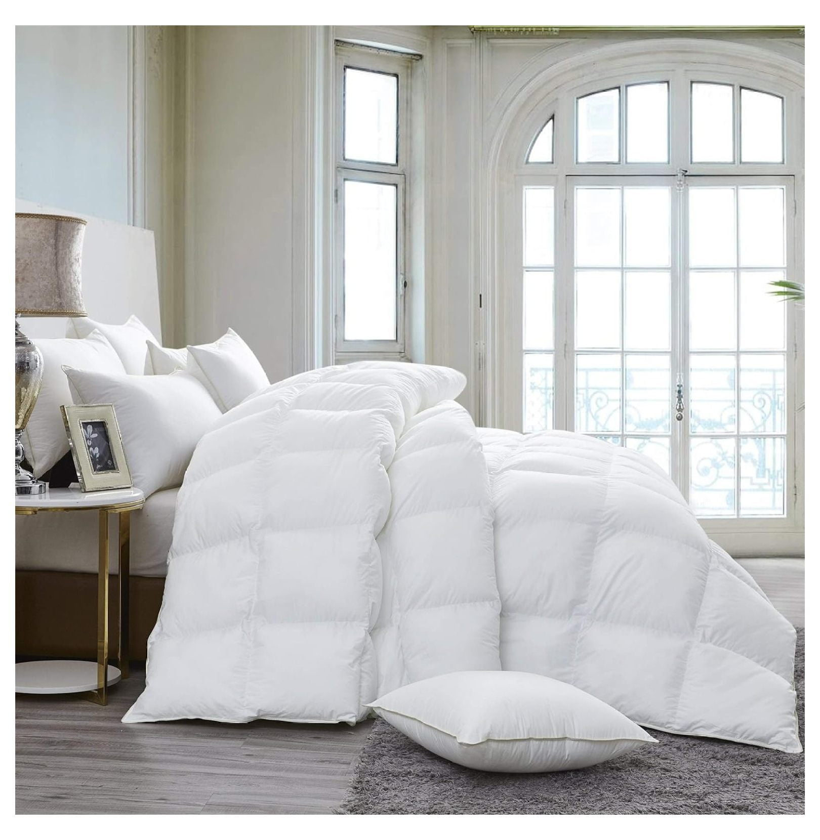 Luxurious Hungarian Goose Down Comforter Duvet Insert Full/Queen Size
