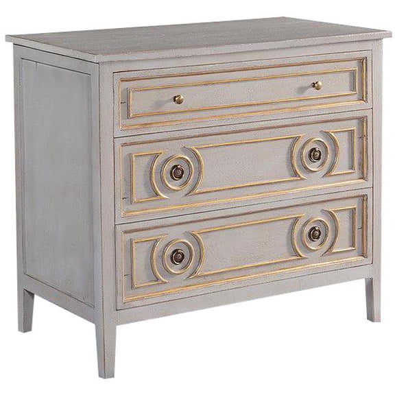 Luxurious Huntington Chest with Gold Accents