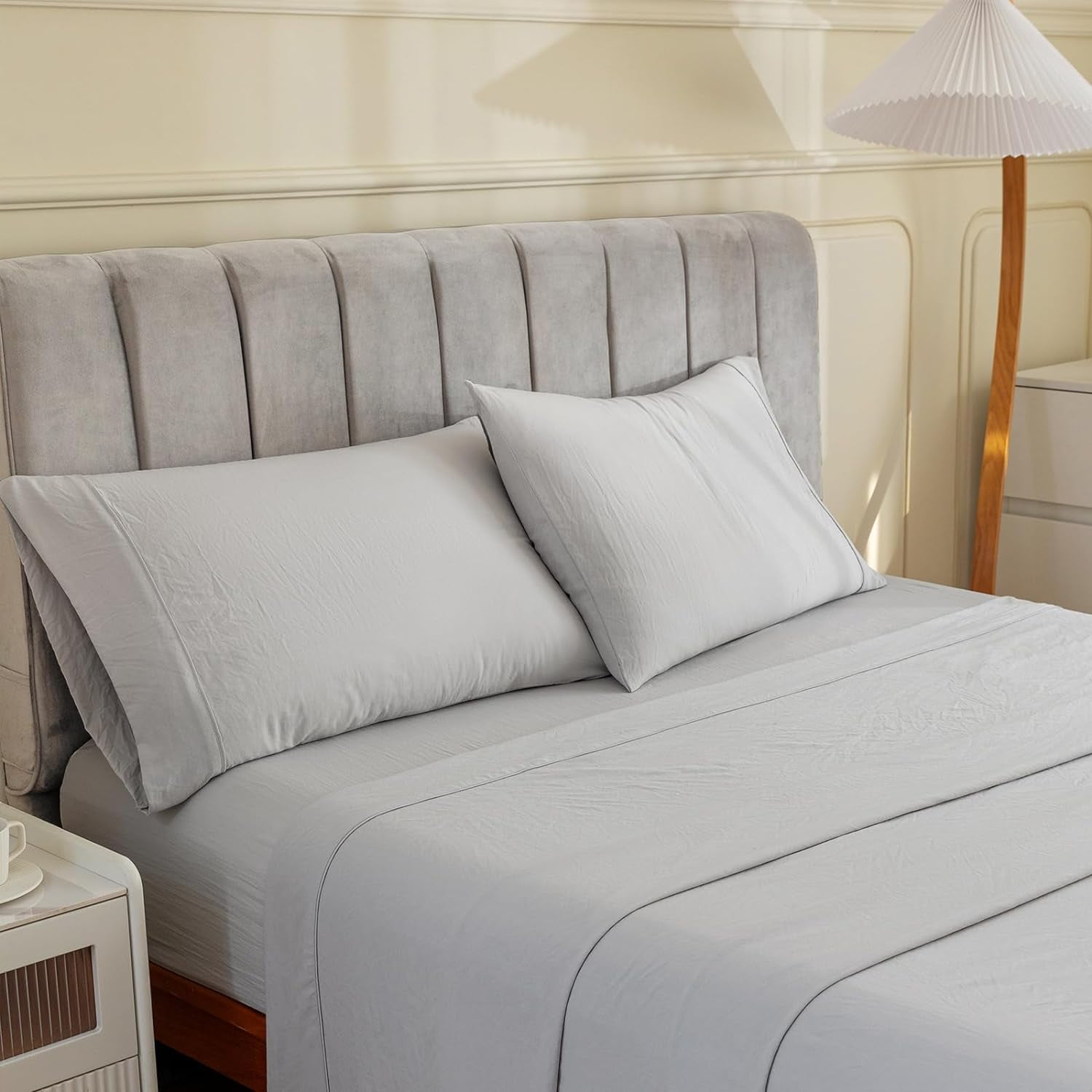 Lace trimmed sheets and pillowcases sales