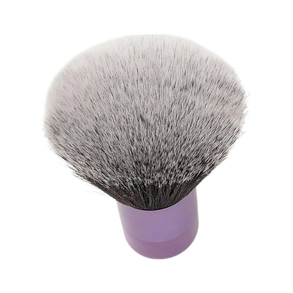 Luxurious and Very Large Soft Fluffy Powder Brush, Use as a Spray Tan Finishing Tool, Multipurpose Face and Body Barber and Beauty Tool, Large Kabuki Brush by BevyGold (Violet) (#9)