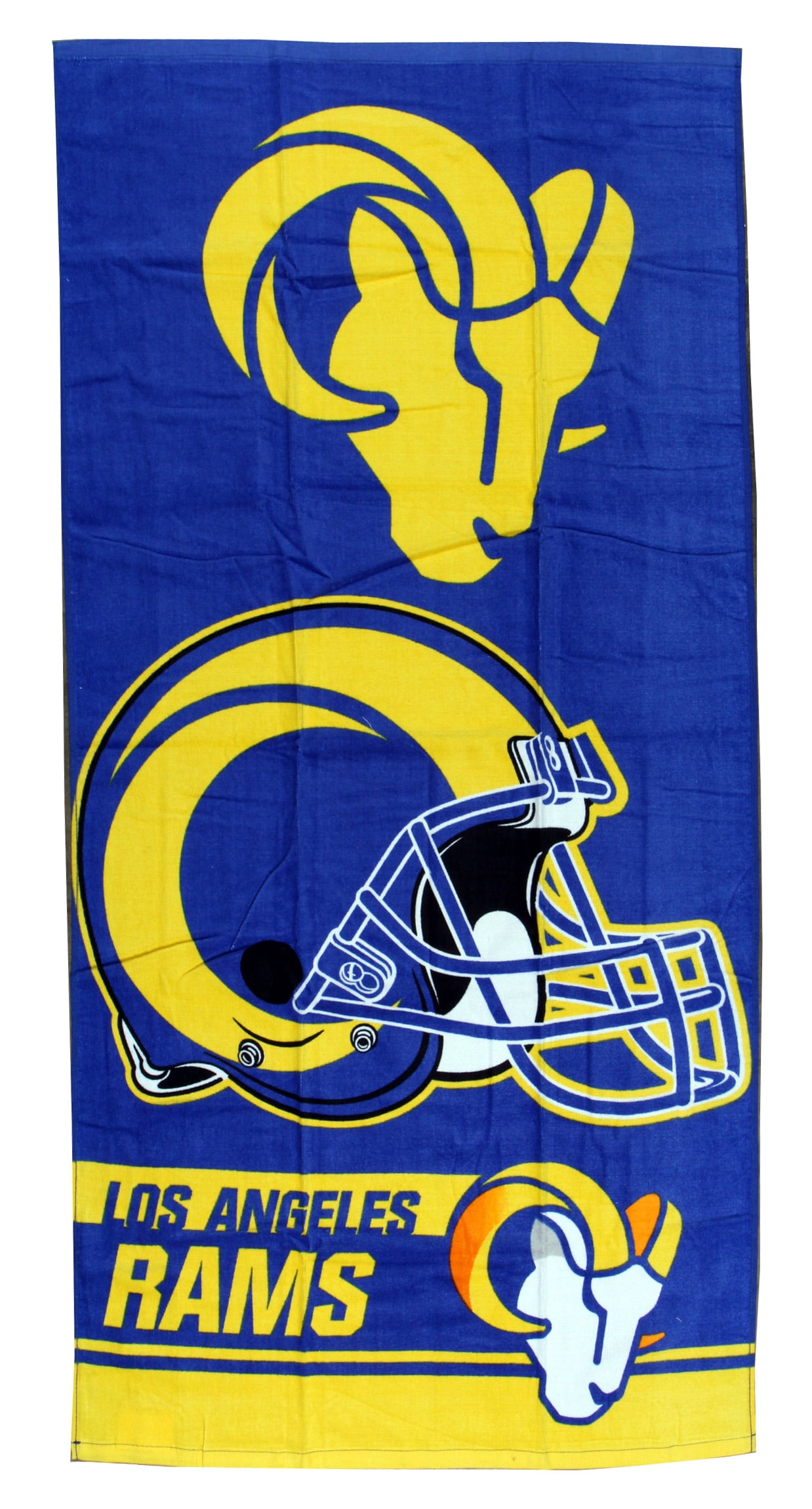 Luxurious - Licensed Football Team Los Angeles Sports - 100% Cotton Velour Beach Towel – Soft, Absorbent, and Stylish!