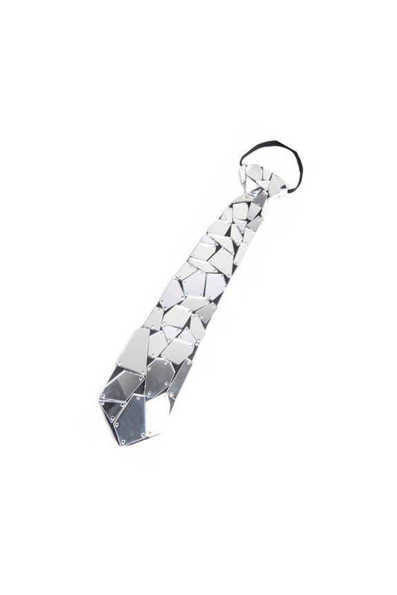Luxurious Neck Tie Nightclub Cosplay Costume Necklace Tie Formal Neckties Roleplay Costume Tie for Party Gathering