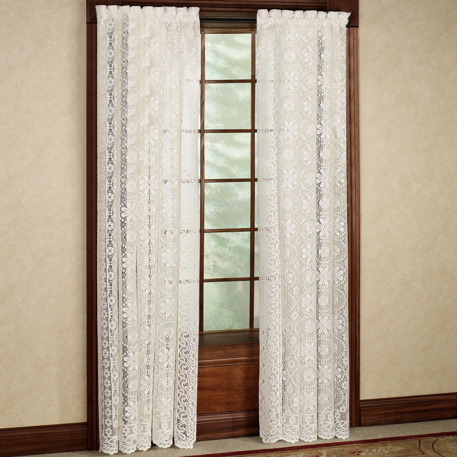 Luxurious Old World Style Lace Window...