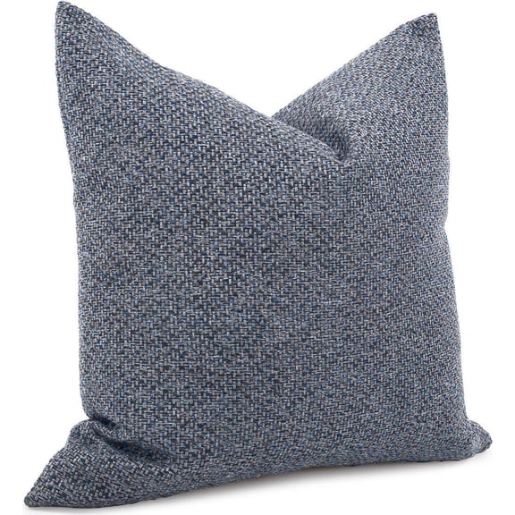 Luxurious Panama Indigo Pillow, 24-Inch Square