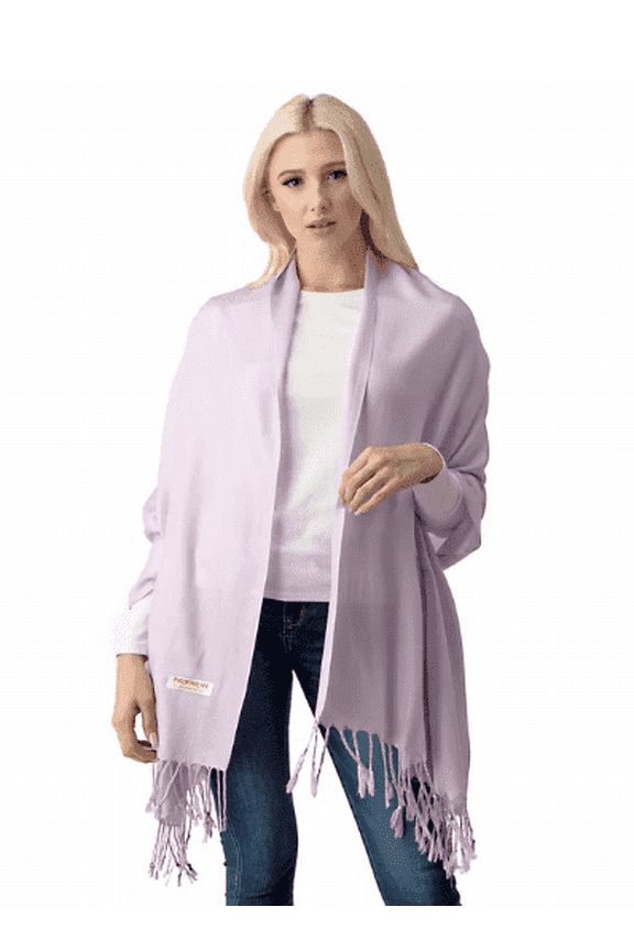 Luxurious Pashmina Shawl in Lavender - Soft and Elegant