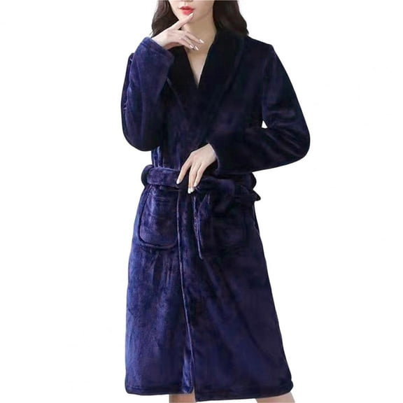 Luxurious Plush Bathrobe for Men and Women Ultra Soft Couples Robes | His and Her Knee-Length Towel Robe with Pocket & Adjustable Belt | Spa & Hotel Style