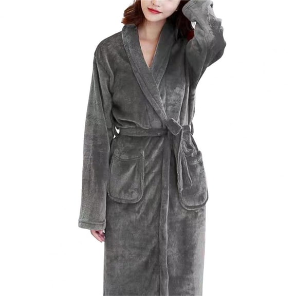 Luxurious Plush Bathrobe for Men and Women Ultra Soft Couples Robes | His and Her Knee-Length Towel Robe with Pocket & Adjustable Belt | Spa & Hotel Style