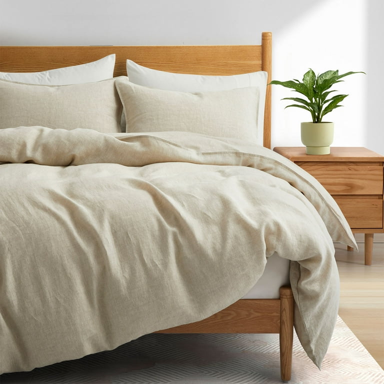 Linen Duvet Cover Queen, buy 100% French Flax, Breathable, Durable, Cooling