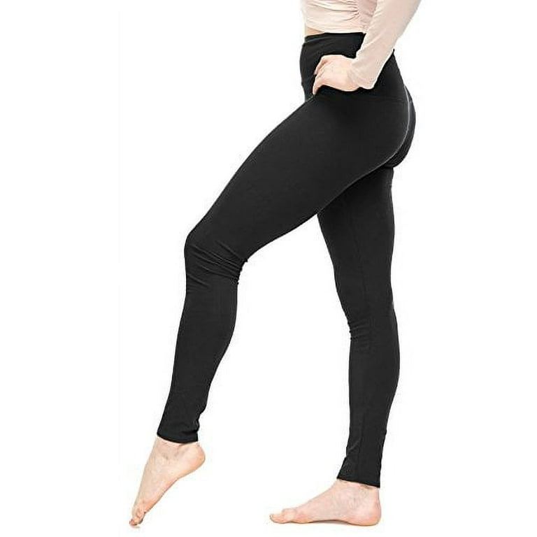 Luxurious Quality High Waisted Leggings for Women - Workout & Yoga Pants  Plus (Plus Size (XL - 3XL), Black - Extra High Waist) 