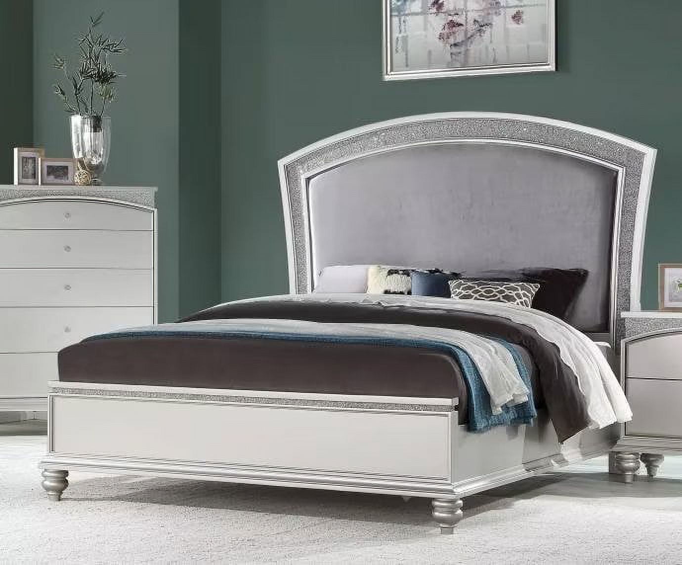 King size 2024 headboard with rhinestones