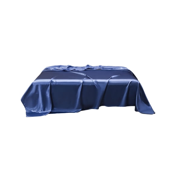 Luxurious Satin Bed Sheet | Silk-Like Softness | 206x224cm | 8 Solid Colors | Easy Care Washable | Hotel-Quality Comfort