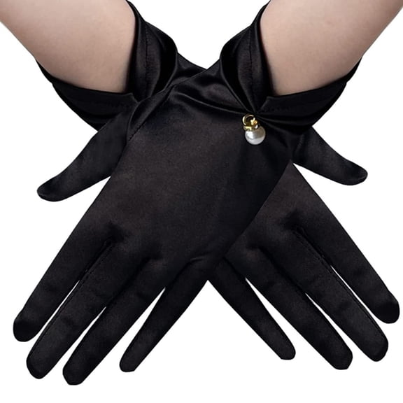 Luxurious Satins Gloves for Formal Event Elegant Wedding Bride Gloves for Women Wedding Handwear for Various Occasion