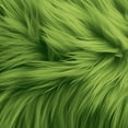 thumbnail image 1 of Luxurious Shaggy Faux Fur Tablecloth | Elegant Apple Green Faux Fur for Standard Rectangular Dining Table (60" x 120") Design by FabricLA, 1 of 1
