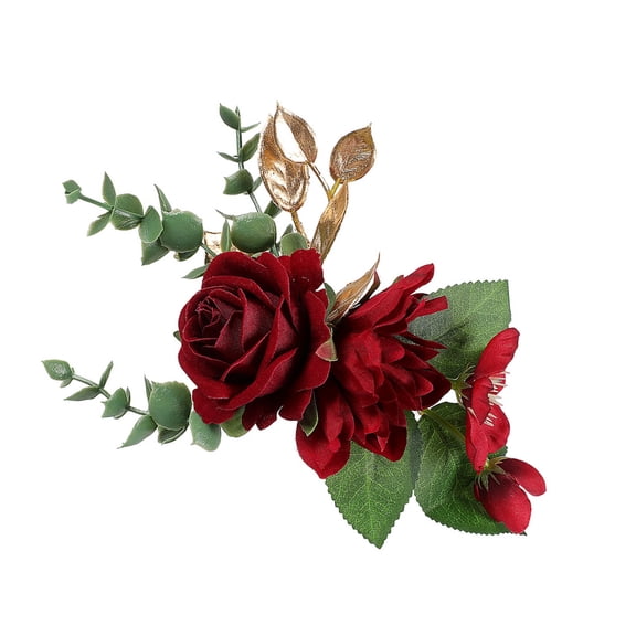 Luxurious Silk Flower Wedding Cake Toppers Cake Decoration Special Event Centerpiece Floral Arrangement Faux Flower