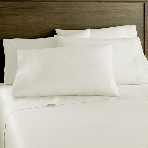 400 Thread Count Cotton Sateen Sheet Set, King, Sandy Beige