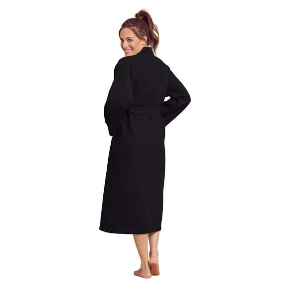 Luxurious Soft Absorbent Lightweight Long Kimono Waffle Spa Bathrobe for Women
