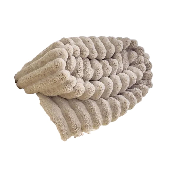 Luxurious Soft Faux Furry Soft Throw Blanket,Bed Blankets Comforter Perfect for Lounging in Styles Color Designs