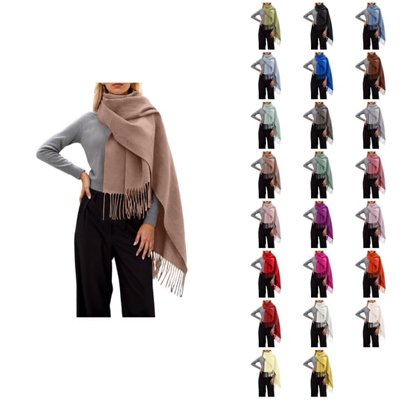 Soft Winter Scarf â Cozy Thick Wrap Shawl for Elegant Neck Warmth