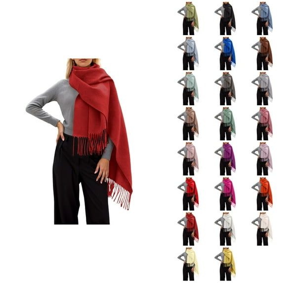 Soft Winter Scarf â Cozy Thick Wrap Shawl for Elegant Neck Warmth