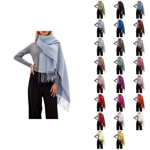 Soft Winter Scarf â Cozy Thick Wrap Shawl for Elegant Neck Warmth