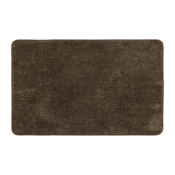 Luxurious Speckled Chocolate and Caramel Kitchen Mat - Ultra Absorbent, Super Soft Comfort - Anti-Slip Backing, Machine Washable - Perfect for Kitchens, Entryways, Laundry Rooms... 20x32 Inches
