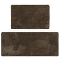 thumbnail image 1 of Luxurious Speckled Chocolate and Caramel Kitchen Rug Set - 20x32 & 20x48 Inches Kitchen Mats, Ultra Absorbent, Super Soft, Machine Washable, Anti-Slip Backing, Perfect for Modern Kitchens, 1 of 6
